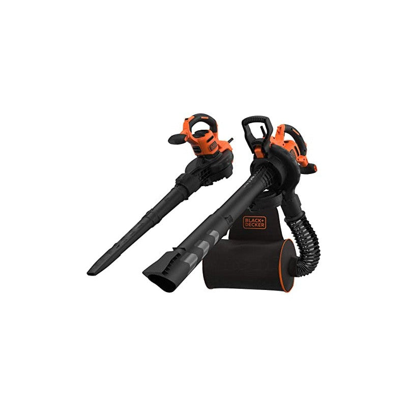 Black and decker leaf blower on a white background