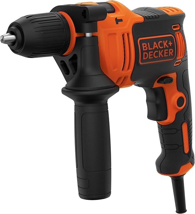 Trapano a percussione Compact 500W B+D - Black & Decker BEH200-QS