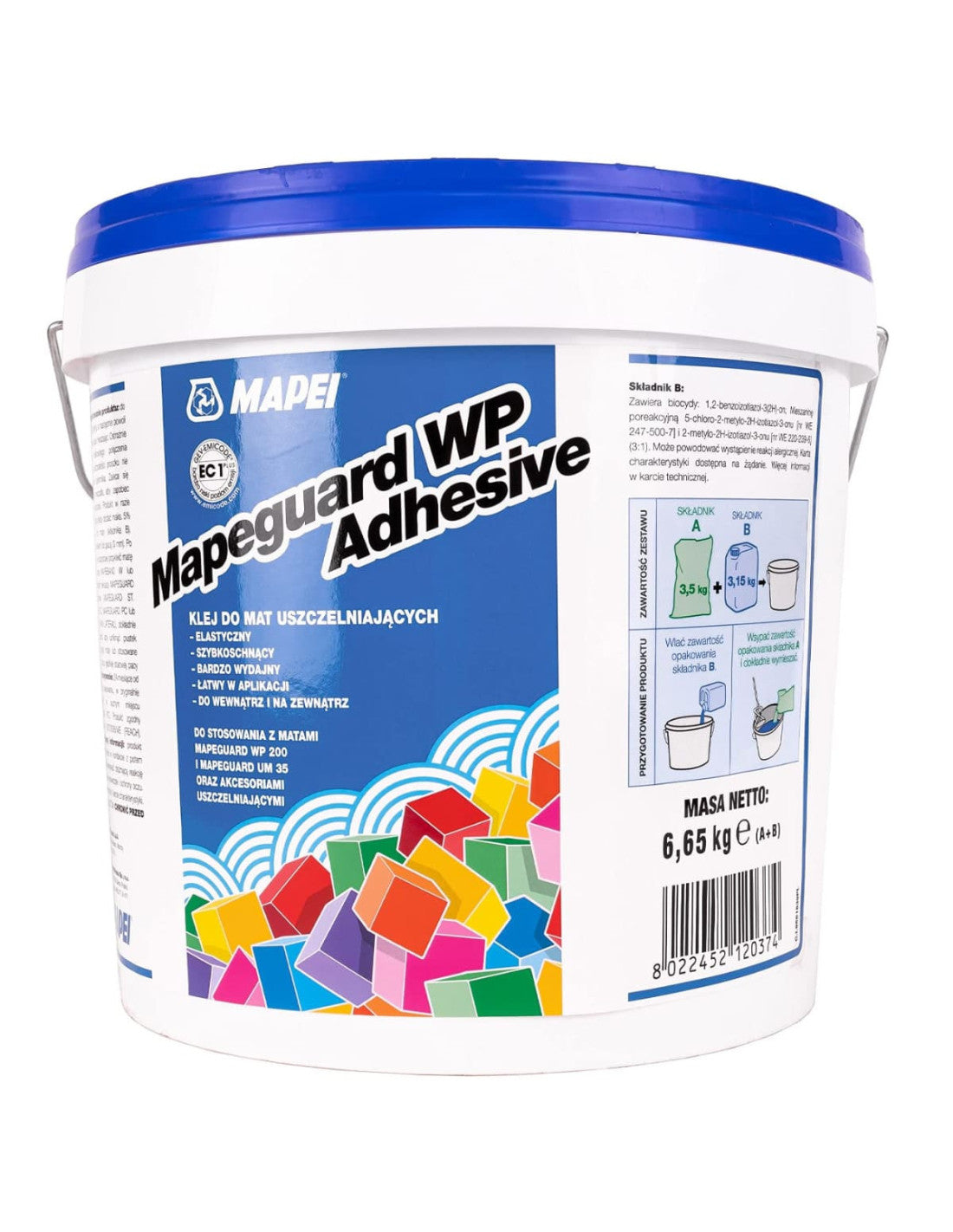 Adesivo cementizio Mapeguard WP Adhesiv da 6,65 Kg 2857006