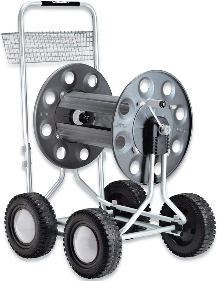 Carrello avvolgitubi, con 4 ruote Jumbo Claber ‎89000000