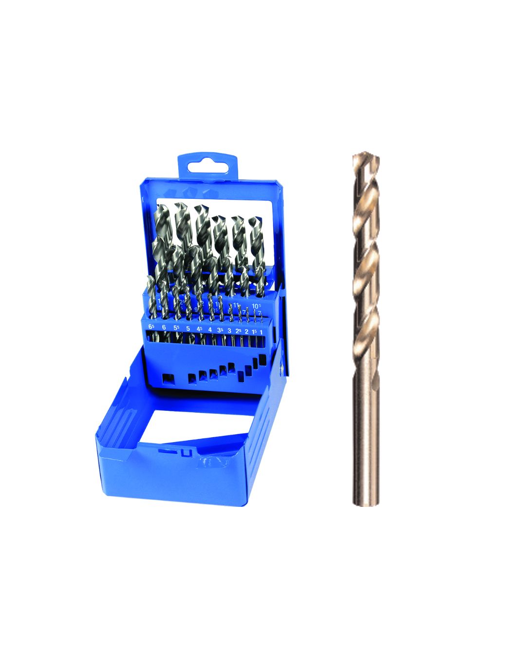 Set n.25 punte trapano mm 1÷13