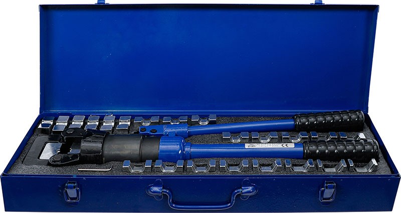 Set per crimpare, 16-400 MM2, con pinza idraulica
